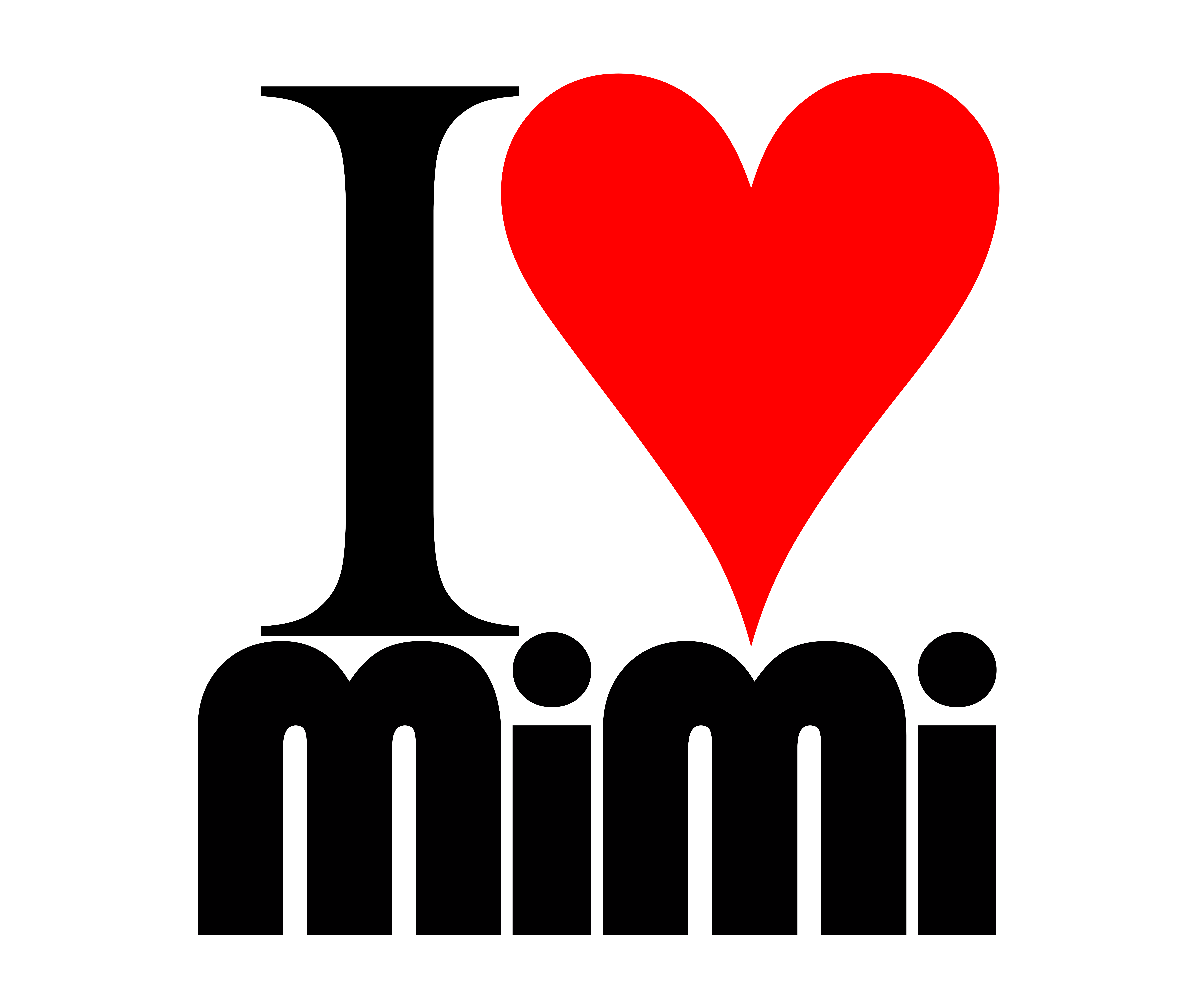 I Heart Mimi Official Graphic